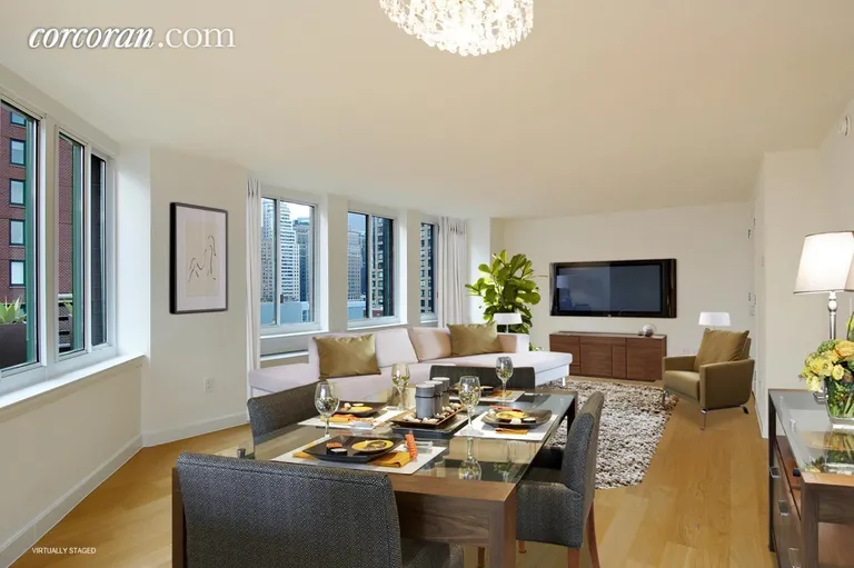 New York City Real Estate | View 333 Rector Place, 1503 | Flexible Living Space | View 2