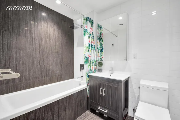 New York City Real Estate | View 834 Sterling Place, 502 | Soaking Tub and Rainfall Shower | View 9