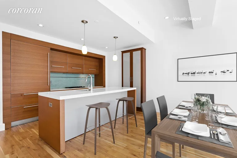 New York City Real Estate | View 360 Furman Street, 1102 | Kitchen by Molteni & C Dada | View 2