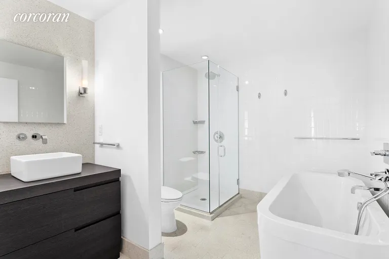 New York City Real Estate | View 360 Furman Street, 1102 | En suite Master Bath | View 4