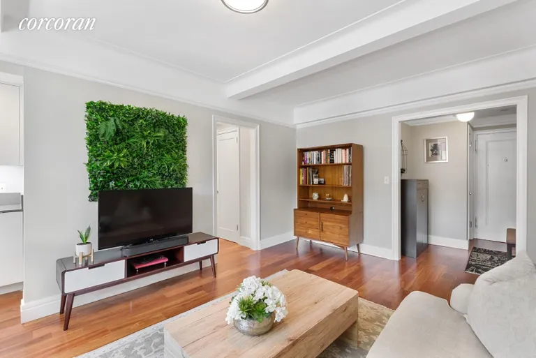 New York City Real Estate | View 70 REMSEN STREET, 1G | Living Room | View 2