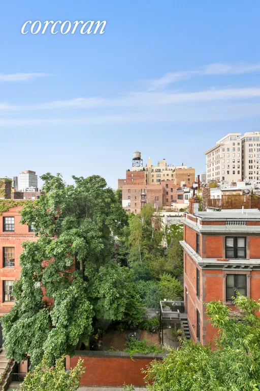New York City Real Estate | View 100 Remsen Street, 6H | Direct Garden Views and Distance Waterfront Vistas | View 6