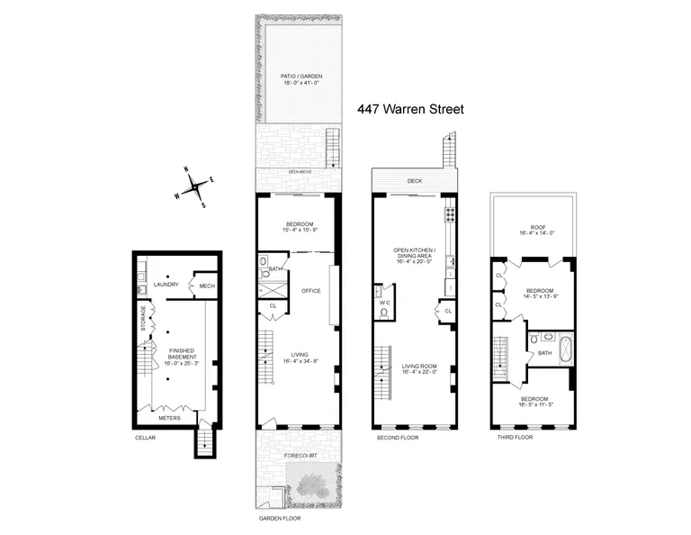 447 Warren Street | floorplan | View 16