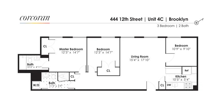 444 12th Street, 4C | floorplan | View 11