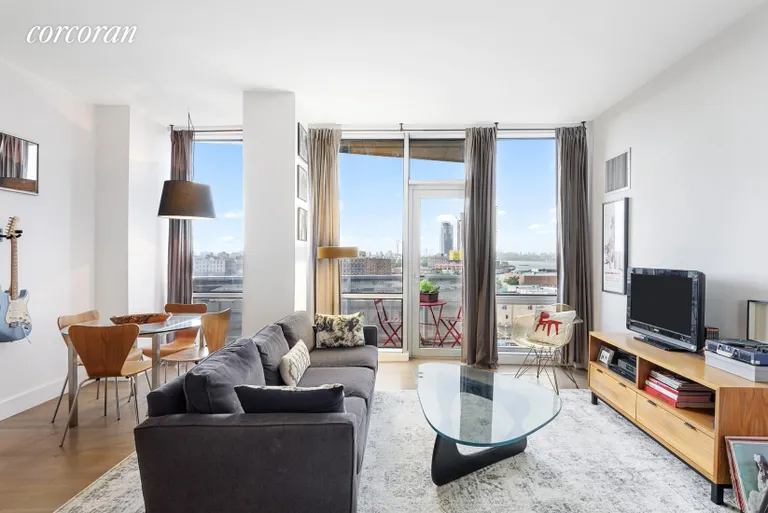 New York City Real Estate | View 519 Borden Avenue, 6F | 1 Bed, 1 Bath | View 1