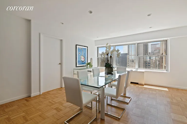 New York City Real Estate | View 118 East 60th Street, 34EF | Dining Room | View 3