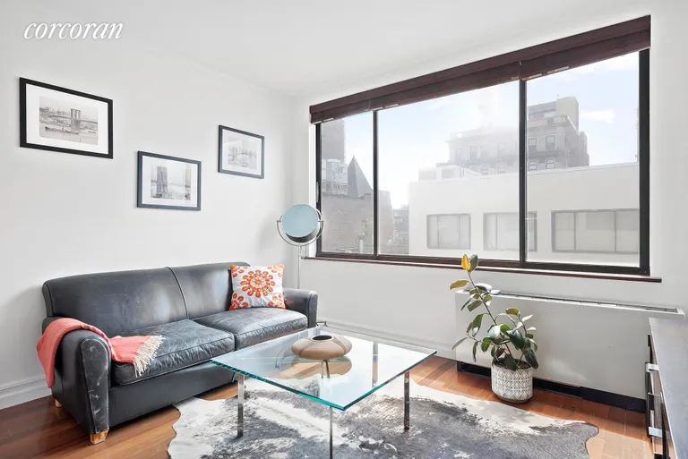 New York City Real Estate | View 77 Bleecker Street, 1114W | Bright living room with eastern sky. | View 6