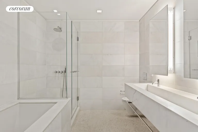 New York City Real Estate | View 400 East 67th Street, 24A | Master bath | View 9