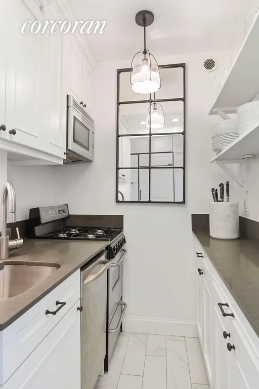 New York City Real Estate | View 235 West 102Nd Street, 10I | Renovated Galley Kitchen | View 3