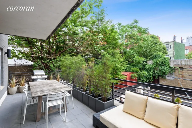 New York City Real Estate | View 48 Box Street, 2 | Terrace | View 7