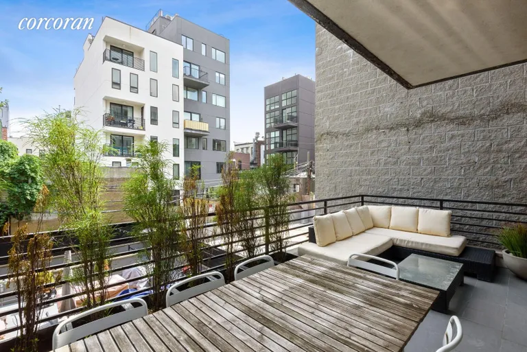 New York City Real Estate | View 48 Box Street, 2 | Terrace | View 8