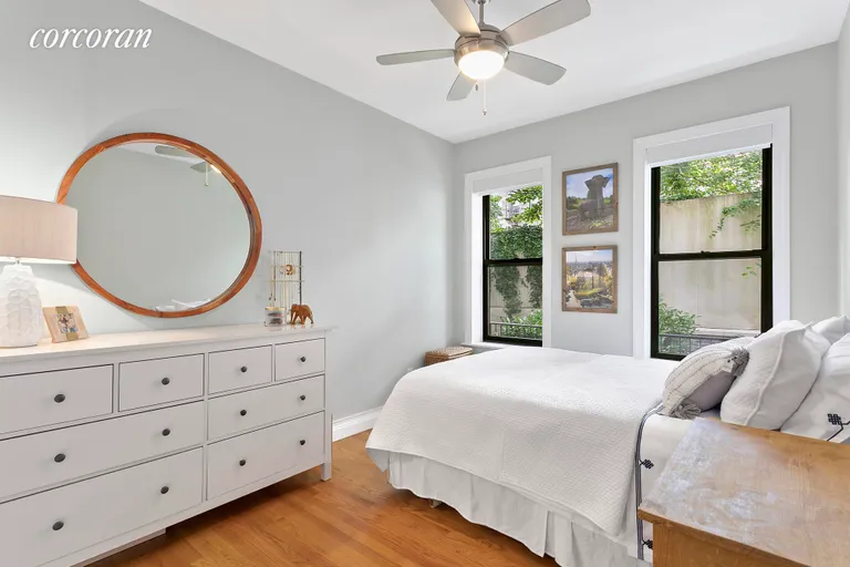 New York City Real Estate | View 382 Prospect Place, 5 | Wake up to your light-strewn garden. | View 6