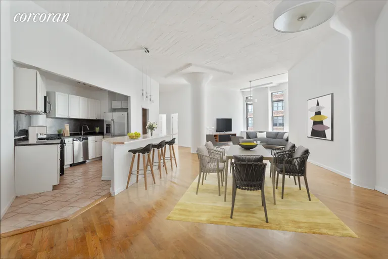 New York City Real Estate | View 80 Varick Street, 6E | 2 Beds, 1 Bath | View 1
