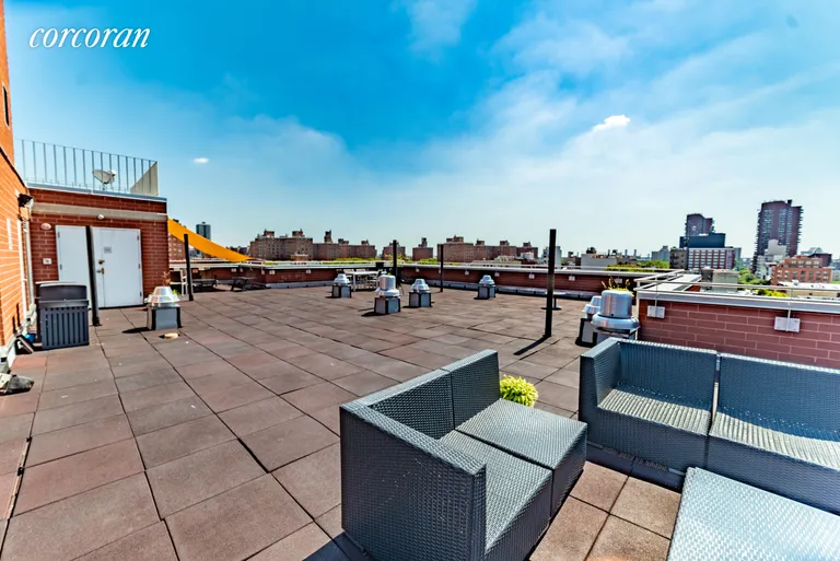 New York City Real Estate | View 161 East 110th Street, 4B | Building's Roof Deck  | View 15