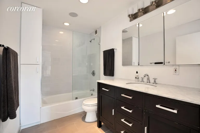 New York City Real Estate | View 240 East Houston Street, 5D | Master Bathroom | View 6