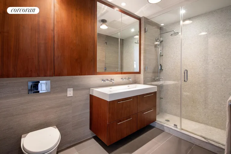 New York City Real Estate | View 47 Bridge Street, 5C | Master Bathroom | View 5