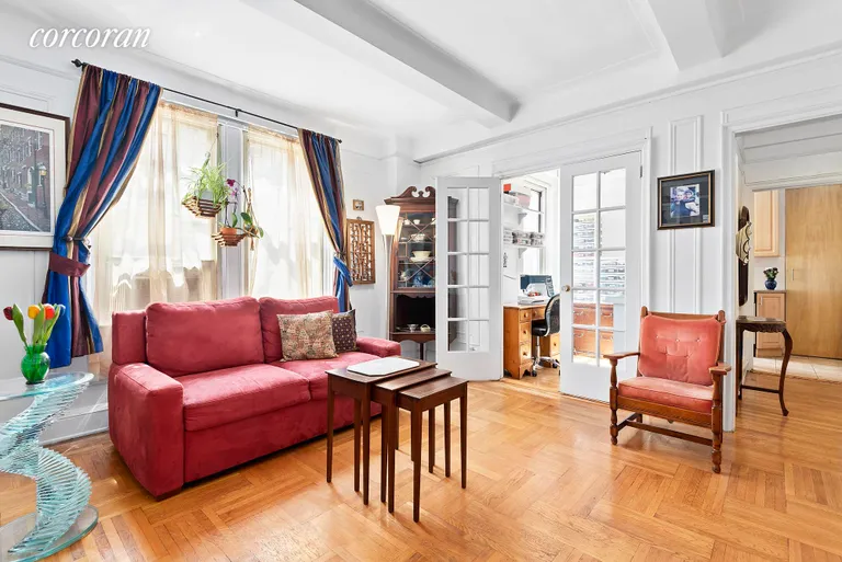 New York City Real Estate | View 209 Lincoln Place, 2C | Large, square, sunny living room! | View 2