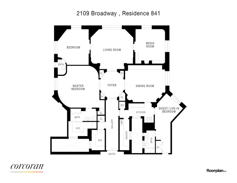2109 Broadway, 841 | floorplan | View 14