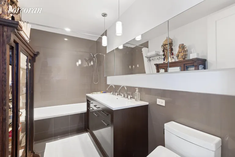 New York City Real Estate | View 125 North 10th Street, S5F | Master Bath with Deep Soaking Tub and Toto Bidet | View 6