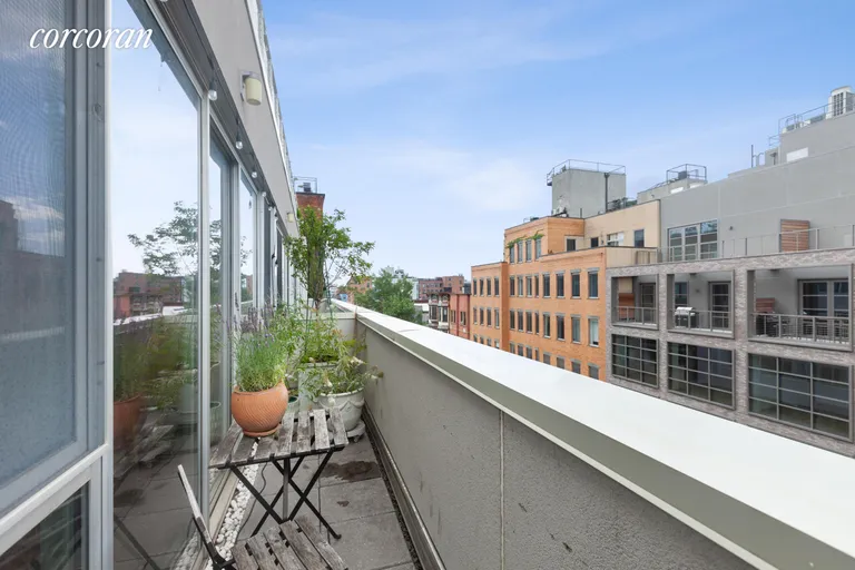 New York City Real Estate | View 125 North 10th Street, S5F | Great Terrace with Spectacular Southern Views  | View 5