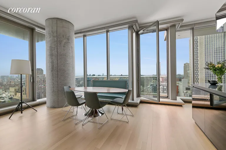 New York City Real Estate | View 56 Leonard Street, 25A EAST | 11 ft ceilings & amazing light from huge windows  | View 4