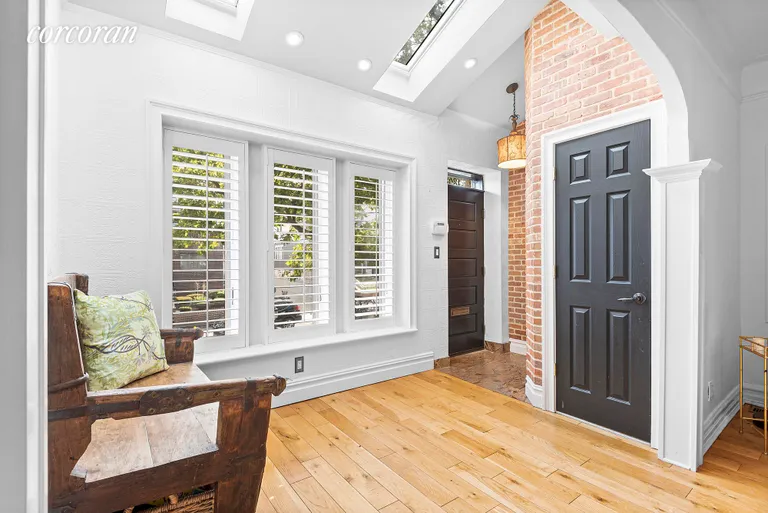 New York City Real Estate | View 1245 81st Street | Entry Foyer with skylights | View 2