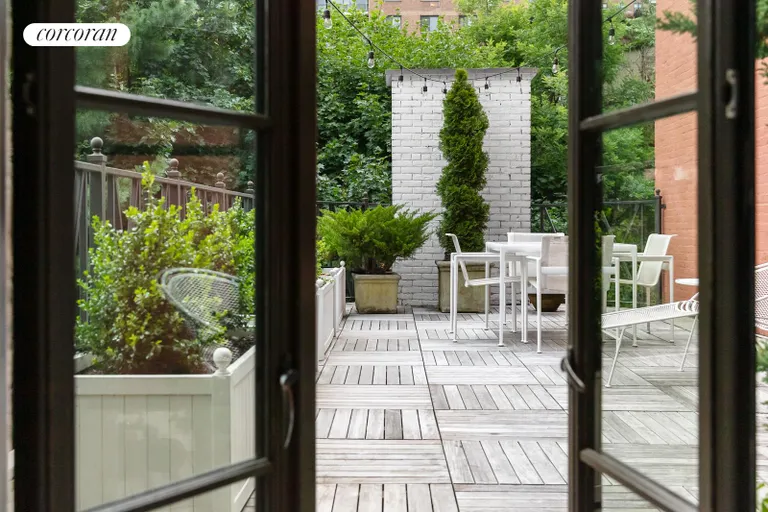 New York City Real Estate | View 331 Washington Avenue | Well planted private deck | View 12
