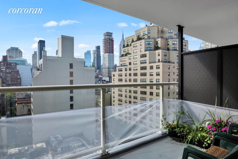 New York City Real Estate | View 305 East 24th Street, 14A | Private Outdoor Space with Great Views | View 6