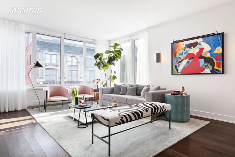 New York City Real Estate | View 5 Franklin Place, 14D | 2 Beds, 3 Baths | View 1