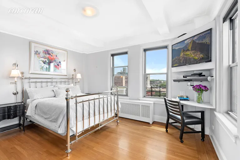 New York City Real Estate | View 1 Plaza Street West, 14C | Two exposures in the oversized bedroom. | View 5