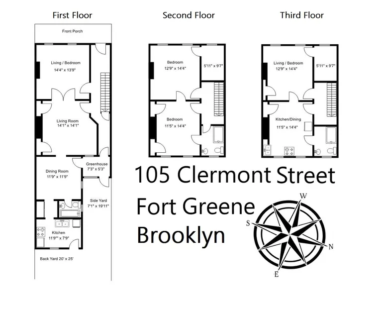 105 Clermont Avenue | floorplan | View 13