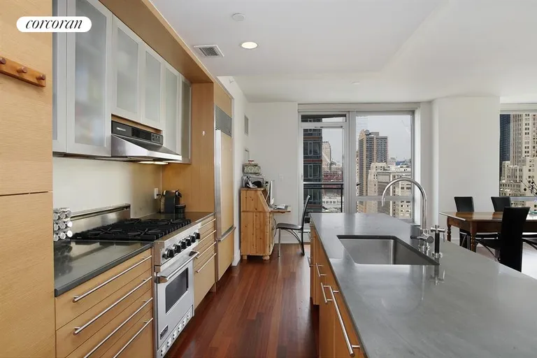 New York City Real Estate | View 30 West Street, 21B | Kitchen | View 11