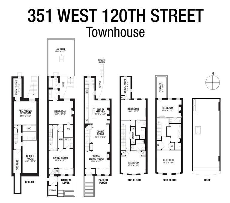 351 West 120th Street | floorplan | View 24