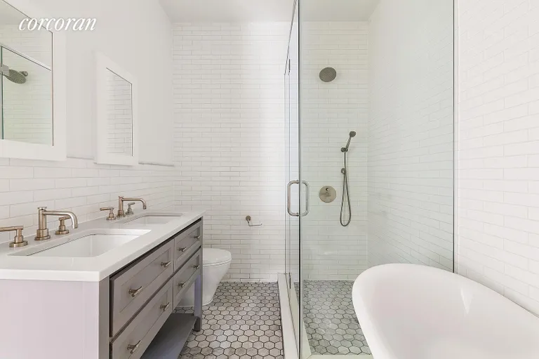 New York City Real Estate | View 127 South 1st Street | Luxurious Master Bathroom | View 13