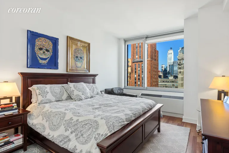 New York City Real Estate | View 30 West Street, PH2D | Oversized Bedroom | View 3