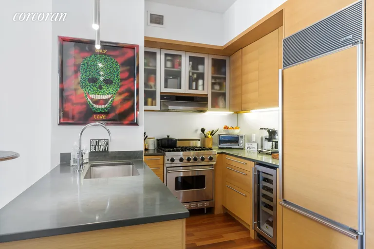 New York City Real Estate | View 30 West Street, PH2D | Chef's Open Kitchen | View 2