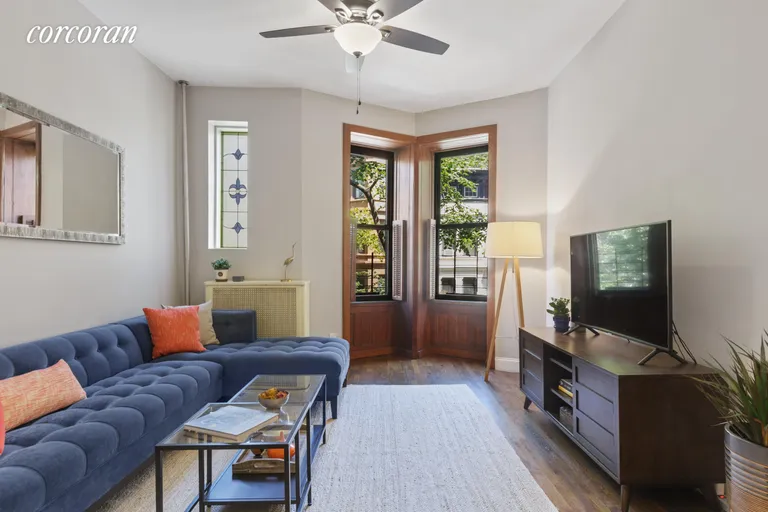 New York City Real Estate | View 798 President Street, 2L | 2 Beds, 1 Bath | View 1