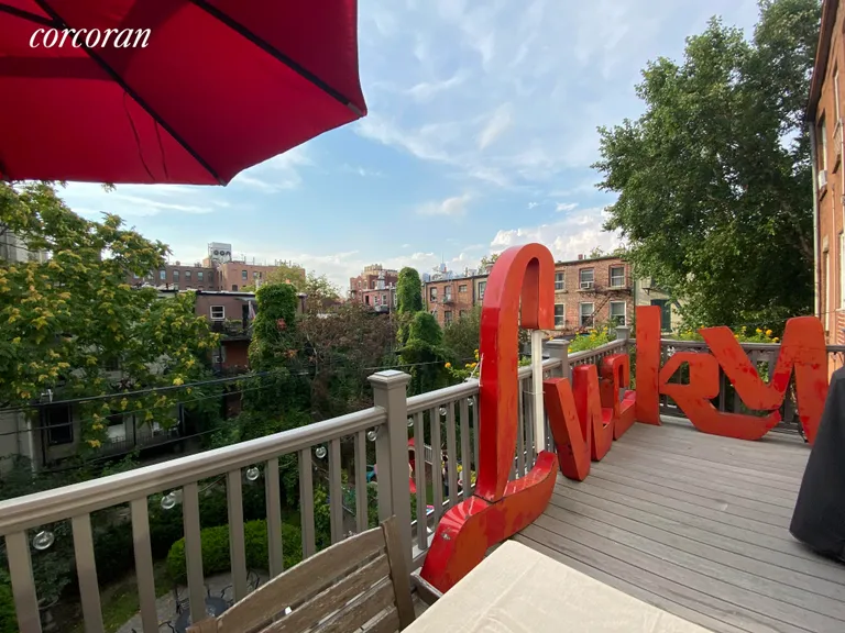 New York City Real Estate | View 12 Cheever Place, 2 | Large private deck off the living room  | View 11