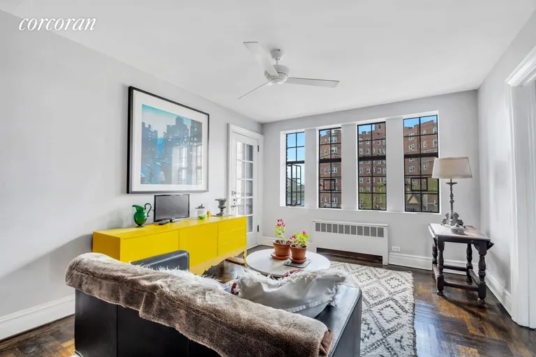 New York City Real Estate | View 116 Pinehurst Avenue, C34 | Tighter shot of the LR closer to windows. | View 2