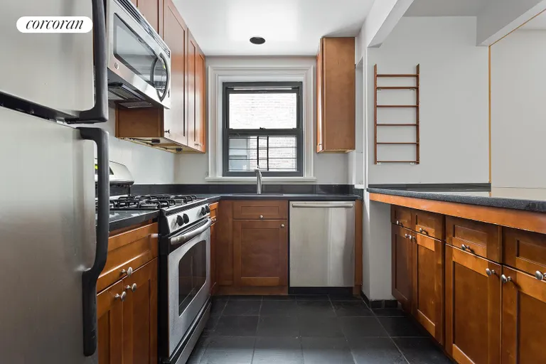 New York City Real Estate | View 575 Riverside Drive, 31 | Windowed Kitchen  | View 3