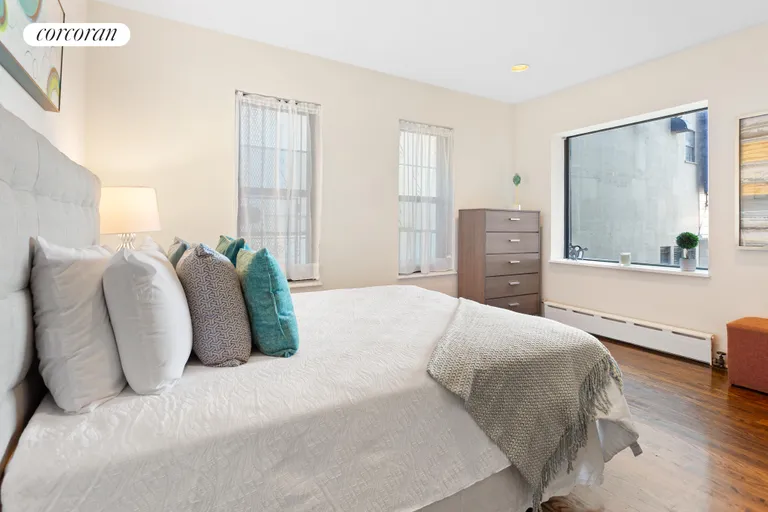 New York City Real Estate | View 575 Riverside Drive, 31 | Master Bedroom with River View | View 4