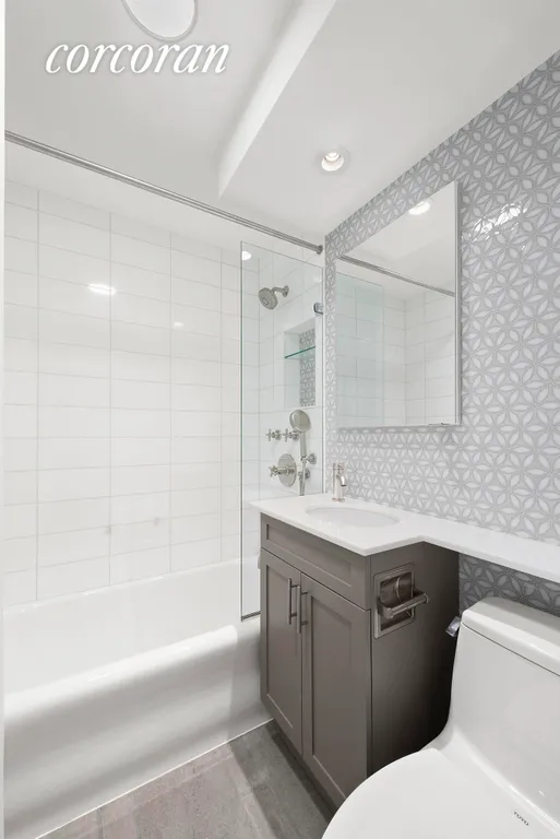 New York City Real Estate | View 2166 Broadway, 14F | Guest Bathroom | View 7