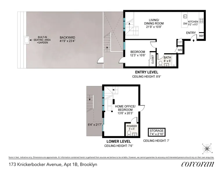 173 Knickerbocker Avenue, 1B | floorplan | View 16