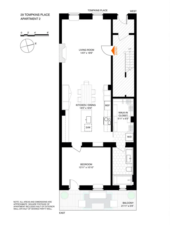 29 Tompkins Place, 2 | floorplan | View 10