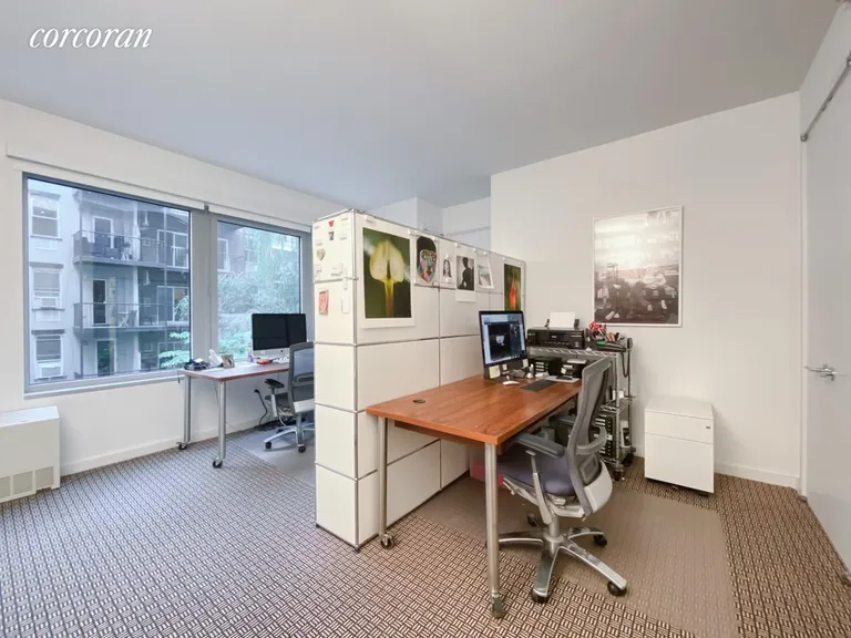 New York City Real Estate | View 447 West 18th Street, 3E | Master Bedroom currently a home office | View 5