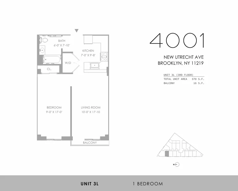 4001 New Utrecht Avenue, 3L | floorplan | View 13