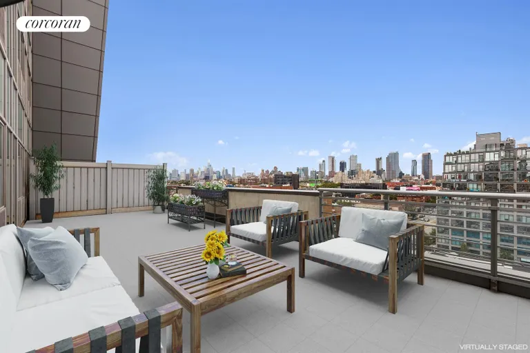 New York City Real Estate | View 302 2Nd Street, 9K | Terrace | View 2
