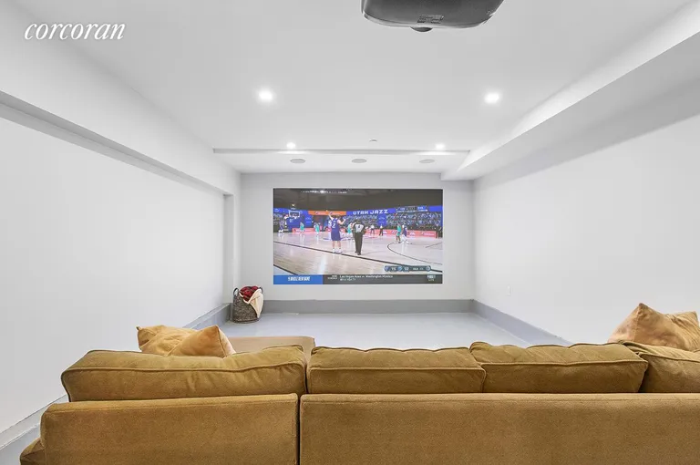 New York City Real Estate | View 378 5th Street | Finished Cellar/Media Room | View 22