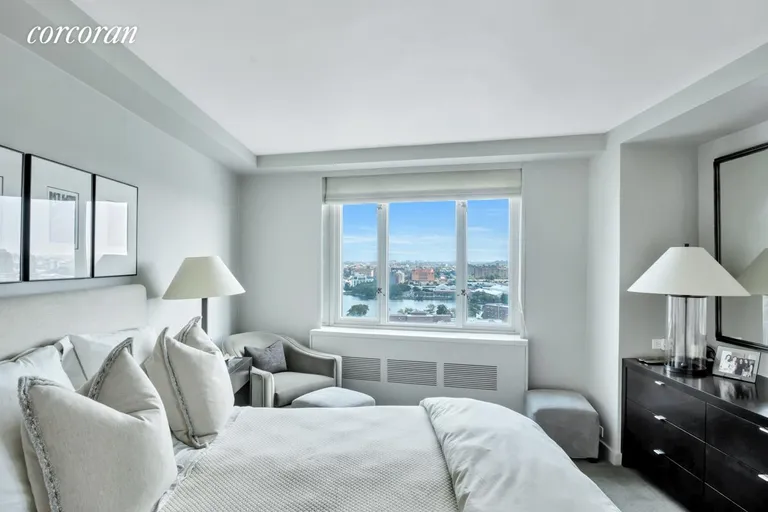 New York City Real Estate | View 1 Gracie Terrace, 20B | Master Bedroom | View 11