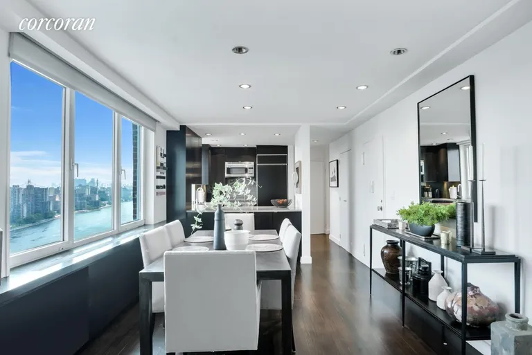 New York City Real Estate | View 1 Gracie Terrace, 20B | Dining Room  | View 5